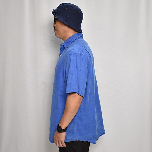 Polo Ralph Lauren/S/S Linen Shirtʥե ͥ󥷥ġ˥饤ȥ֥롼/XL [z-9120]