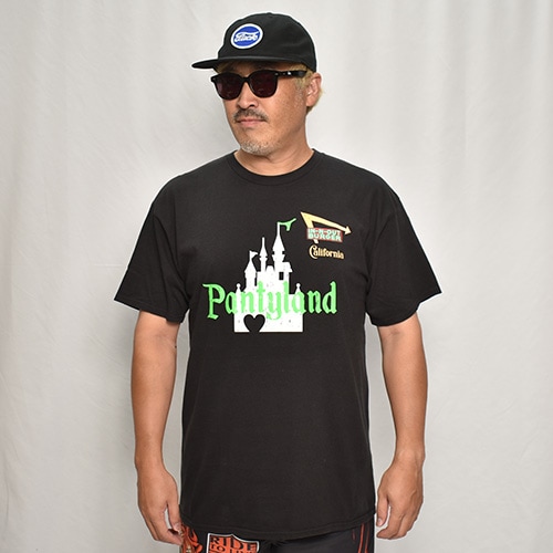 Panty Dropper��US/Burger S/S T-Shirt(�ѥ�ƥ��ɥ��åѡ��ߥ��� �С�����T�����)�֥�å�/������L [y-0342]
