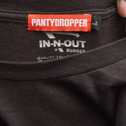 Panty Dropper��US/Burger S/S T-Shirt(�ѥ�ƥ��ɥ��åѡ��ߥ��� �С�����T�����)�֥�å�/������L [y-0342]