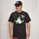 Panty Dropper��US/Burger S/S T-Shirt(�ѥ�ƥ��ɥ��åѡ��ߥ��� �С�����T�����)�֥�å�/������L [y-0342]