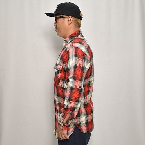 Big Mike/Vintage Heavy Flannel L/S Shirtʥӥåޥ եͥ륷ġ˥åɡߥۥ磻ȡߥ֥å/15 [y-0503]