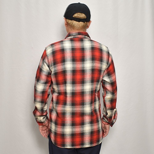 Big Mike/Vintage Heavy Flannel L/S Shirtʥӥåޥ եͥ륷ġ˥åɡߥۥ磻ȡߥ֥å/15 [y-0503]