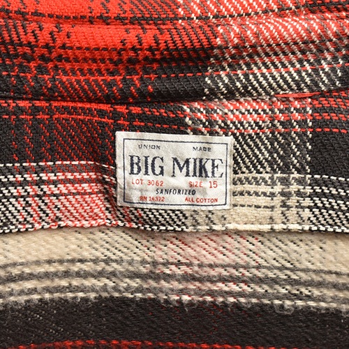 Big Mike/Vintage Heavy Flannel L/S Shirtʥӥåޥ եͥ륷ġ˥åɡߥۥ磻ȡߥ֥å/15 [y-0503]