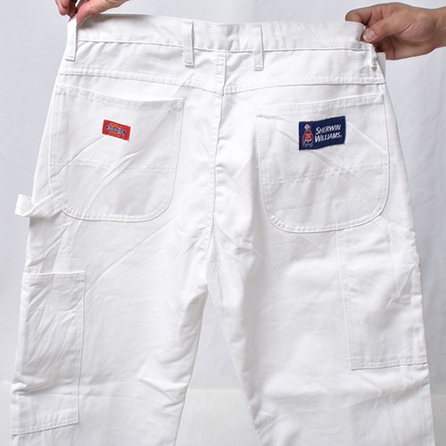 Dickies/White Drill Painter Pants with Sherwin Williams Tag