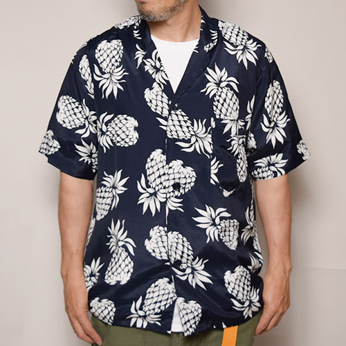 Towncraft/S/S Pineapple Aloha Shirtsʥ󥯥ե ϥġ˥ͥӡߥۥ磻 [a-3064]