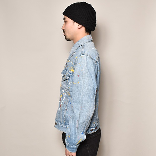 Levi'sUS/Painted Customized Denim Trucker Jacket(꡼Хߥ ڥȥǥ˥ॸ㥱å)ǥ/40 [z-3043]