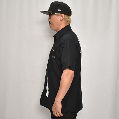 HWY×Us/Limited Hand-Printed S/S Work Shirt（エイチダブリュー