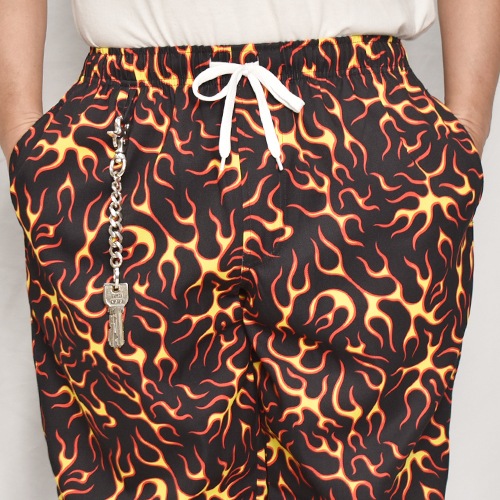 Multi Bandana Flames Easy Pants�ʥޥ���ե졼�ॹ���������ѥ�ġ˥֥�å��ߥ�å�/�������� [a-5353]
