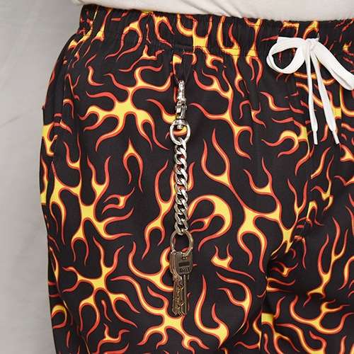 Multi Bandana Flames Easy Pants�ʥޥ���ե졼�ॹ���������ѥ�ġ˥֥�å��ߥ�å�/�������� [a-5353]