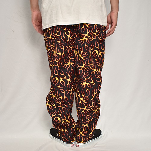 Multi Bandana Flames Easy Pants�ʥޥ���ե졼�ॹ���������ѥ�ġ˥֥�å��ߥ�å�/�������� [a-5353]