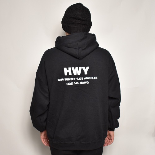 HWY×US/Steal Your Face Pullover Hoodie（エイチダブリューワイ×アス スウェットパーカー）ブラック×