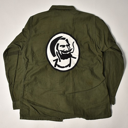 Us Customized US Army Shit Happens L/S Utility Shirt��US�����ߡ� �桼�ƥ���ƥ�����ġ˥��꡼��/������15 1/2 [z-7309]