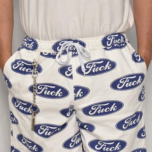 Fuck Logo Easy Short Pants（ファックロゴイージーショート