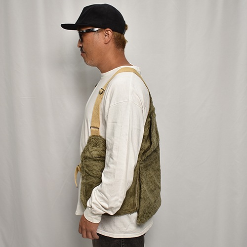 EU Military Liner Fake Fur Hunting Vestʥեե ϥƥ󥰥٥ȡ˥֥饦 [z-9448]