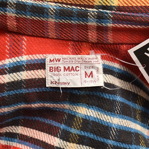 Big Mac/Vintage Heavy Flannel L/S Shirtʥӥåޥå եͥ륷ġ˥åɡߥߥ֥롼/M [y-0505]