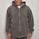 Towncraft/90's Pigment Dyed Zip Up Hoodie�ʥ����󥯥�ե� ���åץ��åץѡ������˥֥�å� [a-8205]