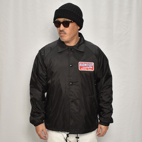 Budweiser Racing Team Nylon Coach Jacket�ʥХɥ磻���� �ʥ����󥳡������㥱�åȡ˥֥�å� [a-8261]