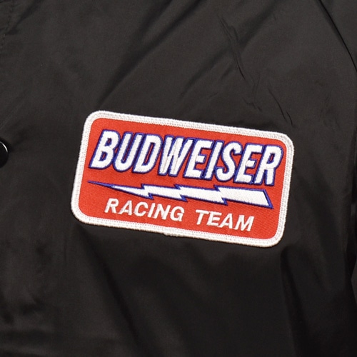 Budweiser Racing Team Nylon Coach Jacket�ʥХɥ磻���� �ʥ����󥳡������㥱�åȡ˥֥�å� [a-8261]