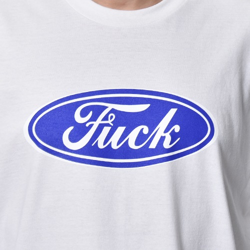 Fuck Logo L/S T-Shirt�ʥե��å����� T����ġ˥ۥ磻�� [a-8424]