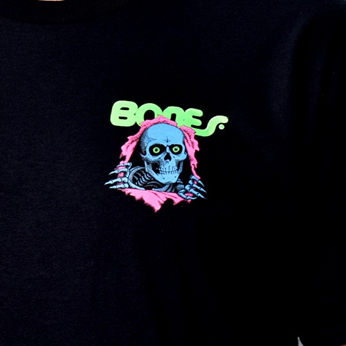 Powell Peralta/Ripper Blacklight S/S T-Shirt�ʥѥ����� T����ġ˥֥�å� [a-8490]