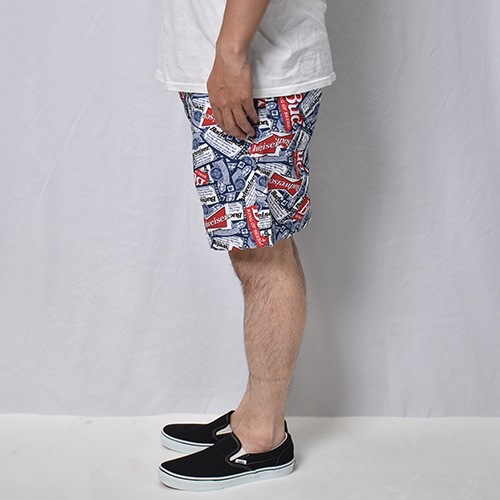 Budweiser/"Bud" Easy Short Pants�ʥХɥ磻���� �����������硼�ȥѥ�ġ˥ۥ磻�ȡߥͥ��ӡ��ߥ�å� [a-8540]