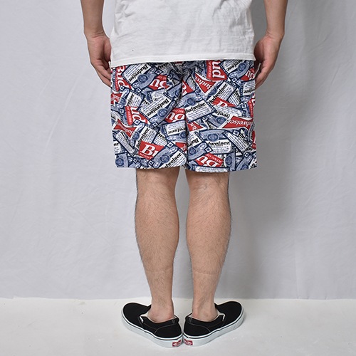 Budweiser/"Bud" Easy Short Pants�ʥХɥ磻���� �����������硼�ȥѥ�ġ˥ۥ磻�ȡߥͥ��ӡ��ߥ�å� [a-8540]