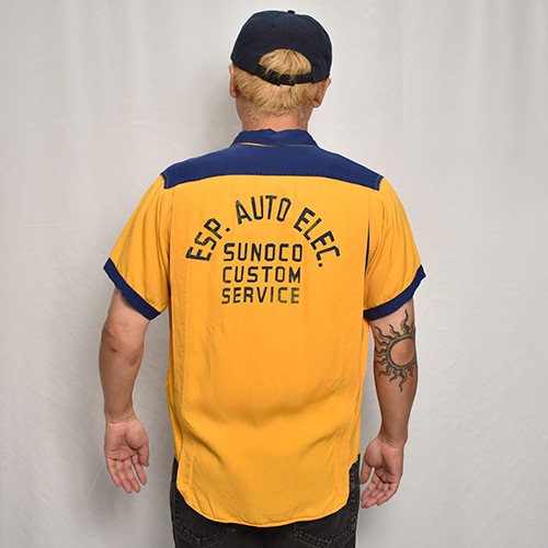 Vintage Bowling S/S Shirtʥܡ󥰥ġ˥/M [z-9182]