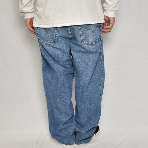 ��Levi's Silver Tab/Baggy Jeans�ʥ꡼�Х�������С����� �Х��������󥺡˥���ǥ���/������W38 [z-9986]