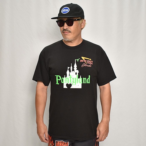 Panty Dropper��US/Burger S/S T-Shirt(�ѥ�ƥ��ɥ��åѡ��ߥ��� �С�����T�����)�֥�å�/������L [y-0345]