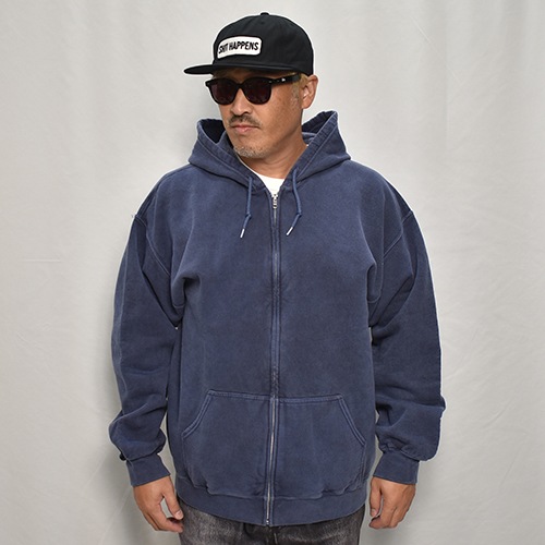 Towncraft/90's Pigment Dyed Zip Up Hoodie�ʥ����󥯥�ե� ���åץ��åץѡ������˥ͥ��ӡ� [a-8206]