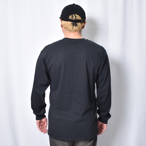 Fuck Logo L/S T-Shirt�ʥե��å����� T����ġ˥֥�å� [a-8425]
