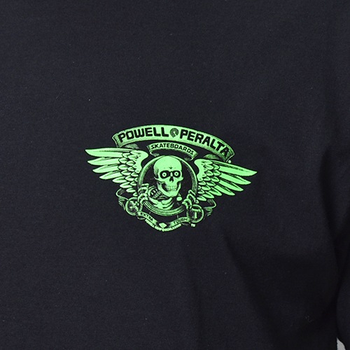 Powell Peralta/Winged Ripper Blacklight S/S T-Shirt�ʥѥ����� T����ġ˥֥�å��ߥ��꡼�� [a-8491]