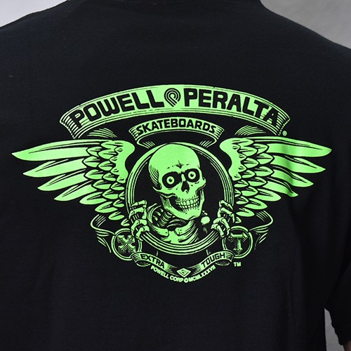Powell Peralta/Winged Ripper Blacklight S/S T-Shirt�ʥѥ����� T����ġ˥֥�å��ߥ��꡼�� [a-8491]