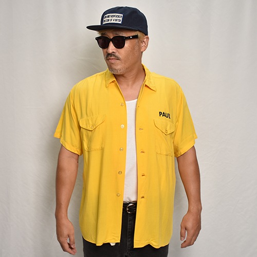 Vintage Bowling S/S Shirtʥܡ󥰥ġ˥/L [z-9183]