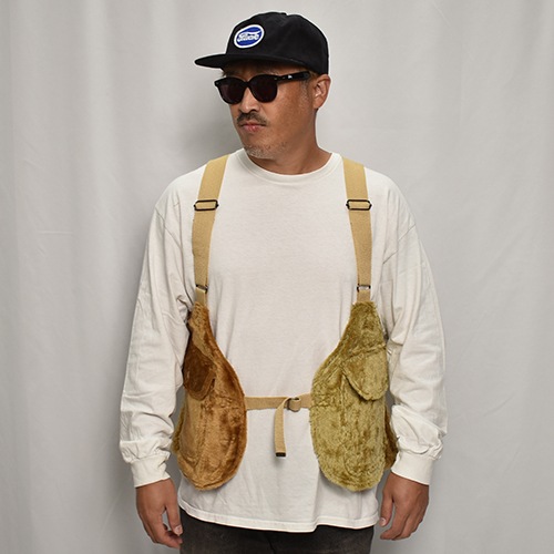 EU Military Liner Fake Fur Hunting Vestʥեե ϥƥ󥰥٥ȡ˥֥饦 [z-9450]