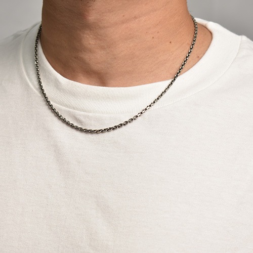US Exclusive/Cut Cable Narrow Chain Necklace（アス ネックレス