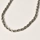US Exclusive/Cut Cable Narrow Chain Necklace�ʥ��� �ͥå��쥹�˥���С� [a-8099]
