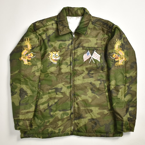 Vietnam jacket カモフラージュ 迷彩 キルティング Us Original Remake Vietnam Souvenir Quilting Jacket（USミリタリー
