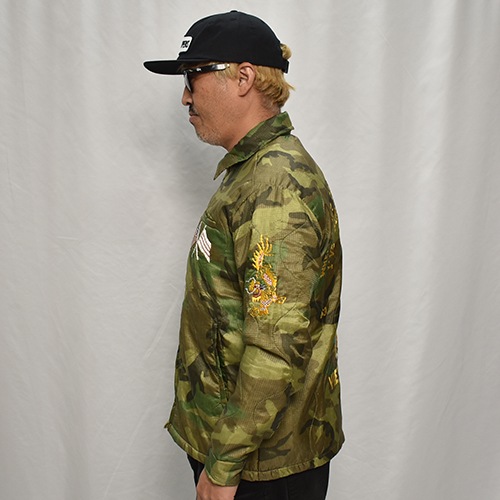 Us Original Remake Vietnam Souvenir Quilting Jacket（USミリタリー