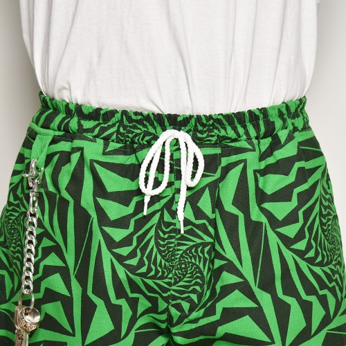 Crazy Spiral Patterned Easy Short Pants（クレイジー
