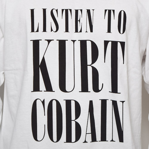 Sunny Sports/Listen to Kurt Cobain T-Shirts�ʥ��ˡ����ݡ��� �����ȥ��С���T����ġ˥ۥ磻�� [a-1843]