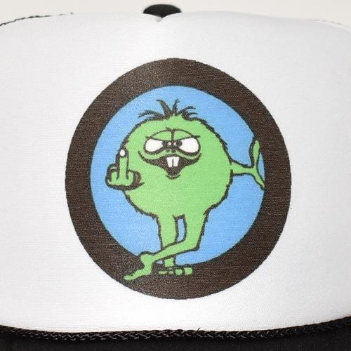 Camacho Monster/Trucker Mesh Cap�ʥ��ޥ����󥹥��� ��å��奭��åס˥֥�å��ߥۥ磻�� [a-5969]