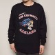 Hells Angels Oakland/L/S Skull & Flames T-Shirt�ʥإ륺���󥸥��륹 T����ġ˥֥�å� [a-3545]