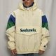 ��90's Vintage Puffer Jacket/Seahawks��90's������ơ��� �ѥե������㥱�åȡ˥ۥ磻�ȡߥ֥롼�ߥ��꡼��/������XL [y-0909]
