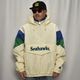 ��90's Vintage Puffer Jacket/Seahawks��90's������ơ��� �ѥե������㥱�åȡ˥ۥ磻�ȡߥ֥롼�ߥ��꡼��/������XL [y-0909]
