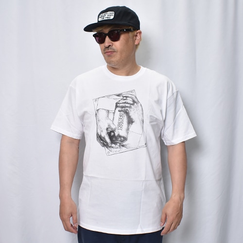 Powell Peralta/Bones Spraying Hands S/S T-Shirt�ʥѥ����� T����ġ˥ۥ磻�� [a-8493]