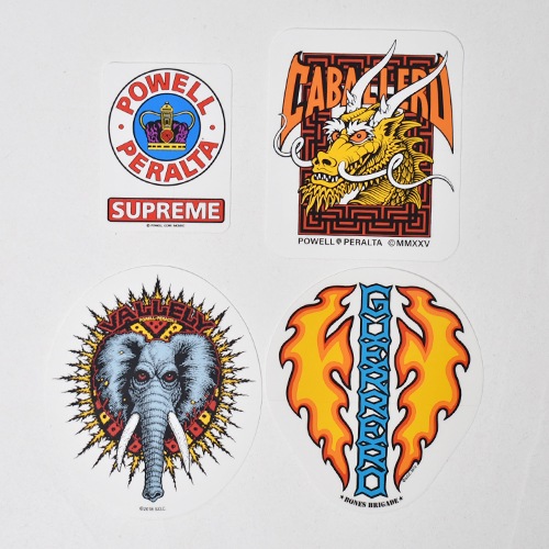 POWELL PERALTA ヴィンテージステッカー 3枚セット Powell Peralta/Sticker（パウエル ステッカー）[a-8726] | ステッカー
