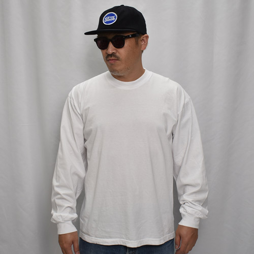 Los Angeles Apparel/6.5oz. Garment Dyed L/S T-Shirt�ʥ����󥼥륹���ѥ�� T����ġ˥ۥ磻�� [a-5702]