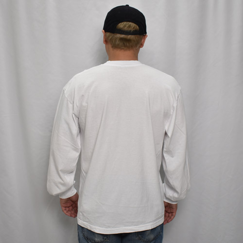 Los Angeles Apparel/6.5oz. Garment Dyed L/S T-Shirt�ʥ����󥼥륹���ѥ�� T����ġ˥ۥ磻�� [a-5702]