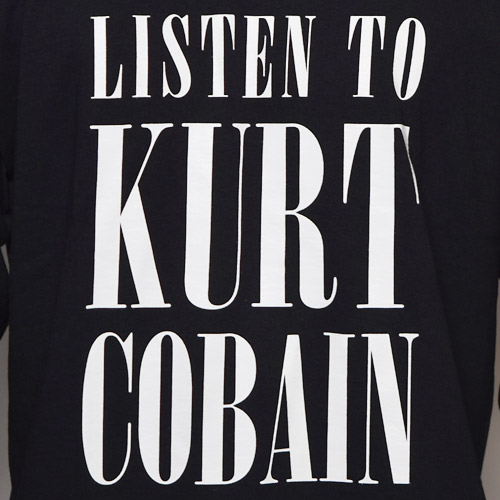 Sunny Sports/Listen to Kurt Cobain T-Shirtsʥˡݡ ȥСTġ˥֥å [a-1844]